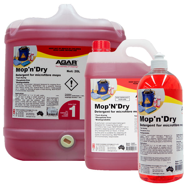 Fast-Drying Agar Mop Detergent - Quick Dry Floor Cleaner for Hardwood, Tile & Laminate - Perfect for Homes, Offices & High-Traffic Areas