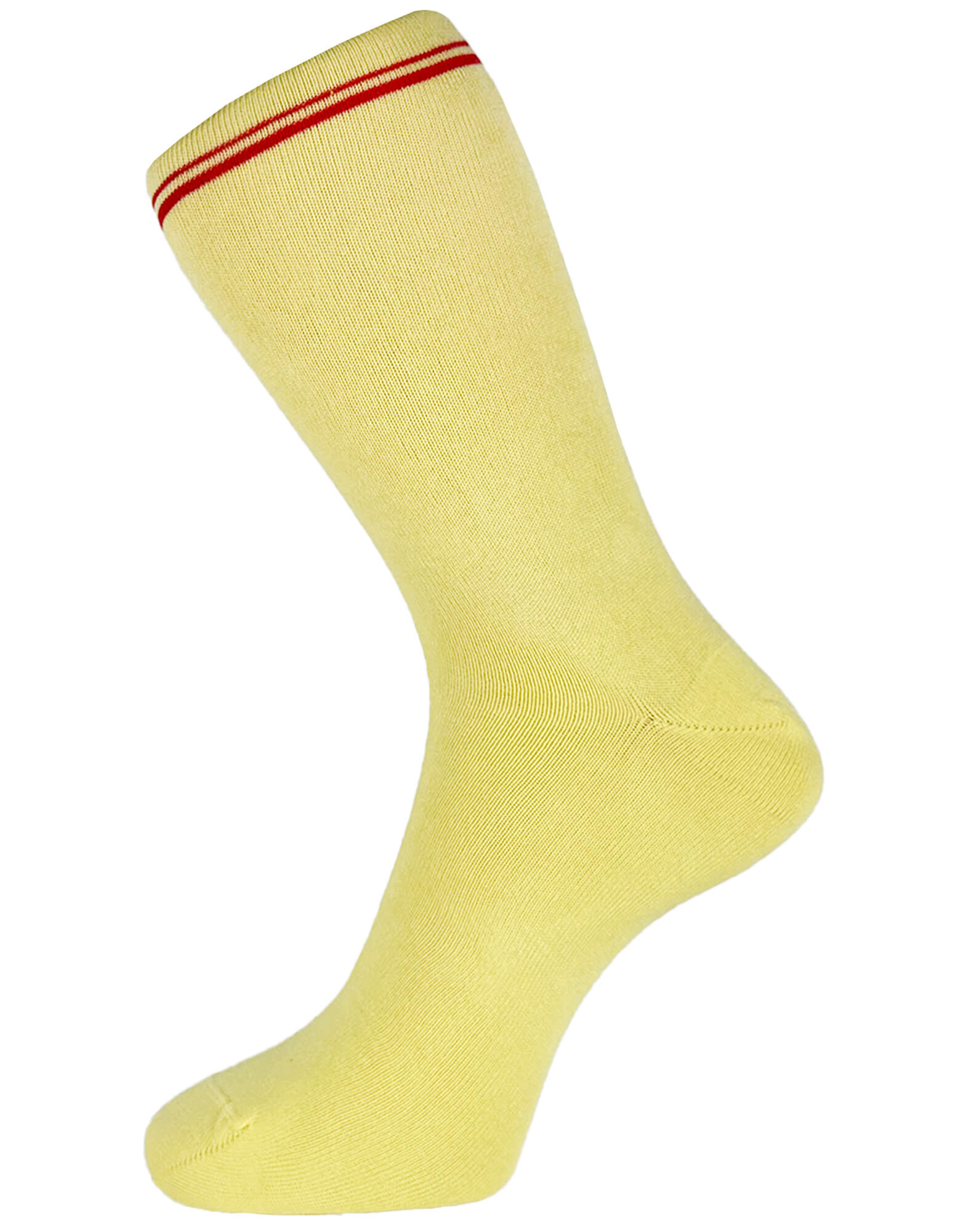 DÉCLIC Volleyball Socks for Women & Men - High Performance Yellow Sports Socks for Volleyball, Basketball, Running & Gym Workouts - Breathable Cushioned Athletic Socks for Enhanced Comfort & Support
