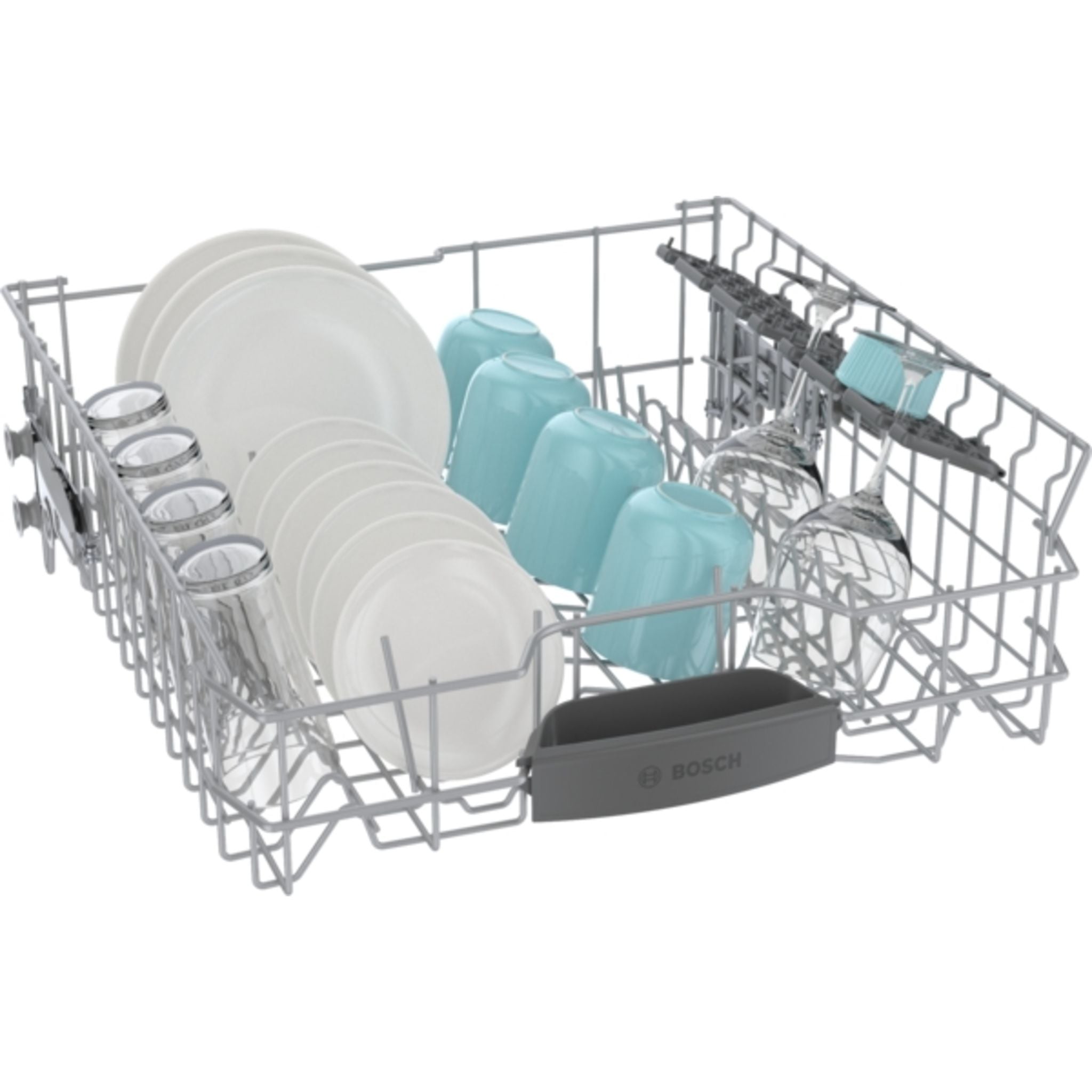 Bosch 300 Series SHE4AEM2N Built-In Dishwasher - 24 Inch, White, Energy Star Certified | Perfect for Small Kitchens & Apartments