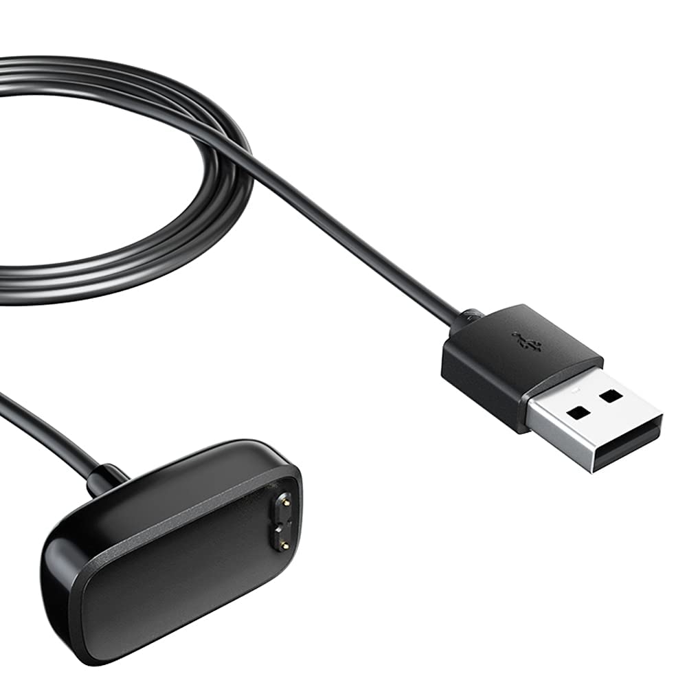 TUCANA Replacement USB Charging Cable for Fitbit Charge 6/5/Luxe - 3.3ft Compatible Charger Dock Stand | Perfect for Home, Office & Travel Fitness Tracking Accessories