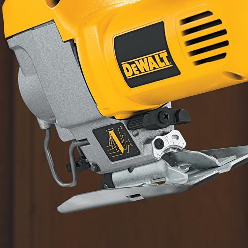 DEWALT 5.5-Amp Corded Top Handle Jigsaw Power Tool (DW317K) - Heavy Duty Wood & Metal Cutting for DIY Projects, Home Improvement & Professional Construction Work