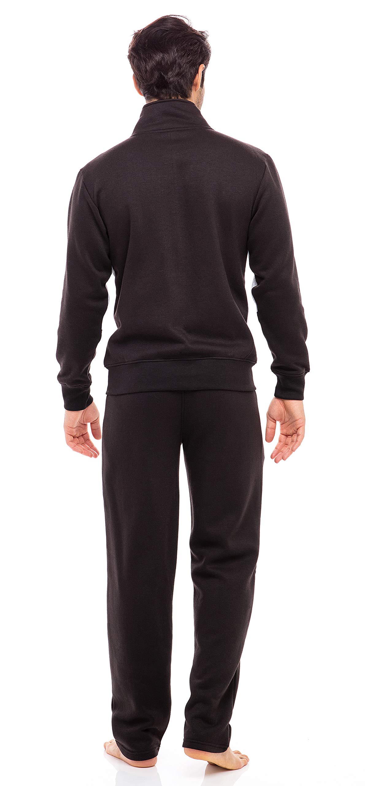 Skylinewears Men's Activewear Full Zip Warm Tracksuit Sports Set - 2 Piece Casual Sweat Suit for Running, Gym & Lounge | Winter Workout Outfit with Moisture-Wicking Fabric
