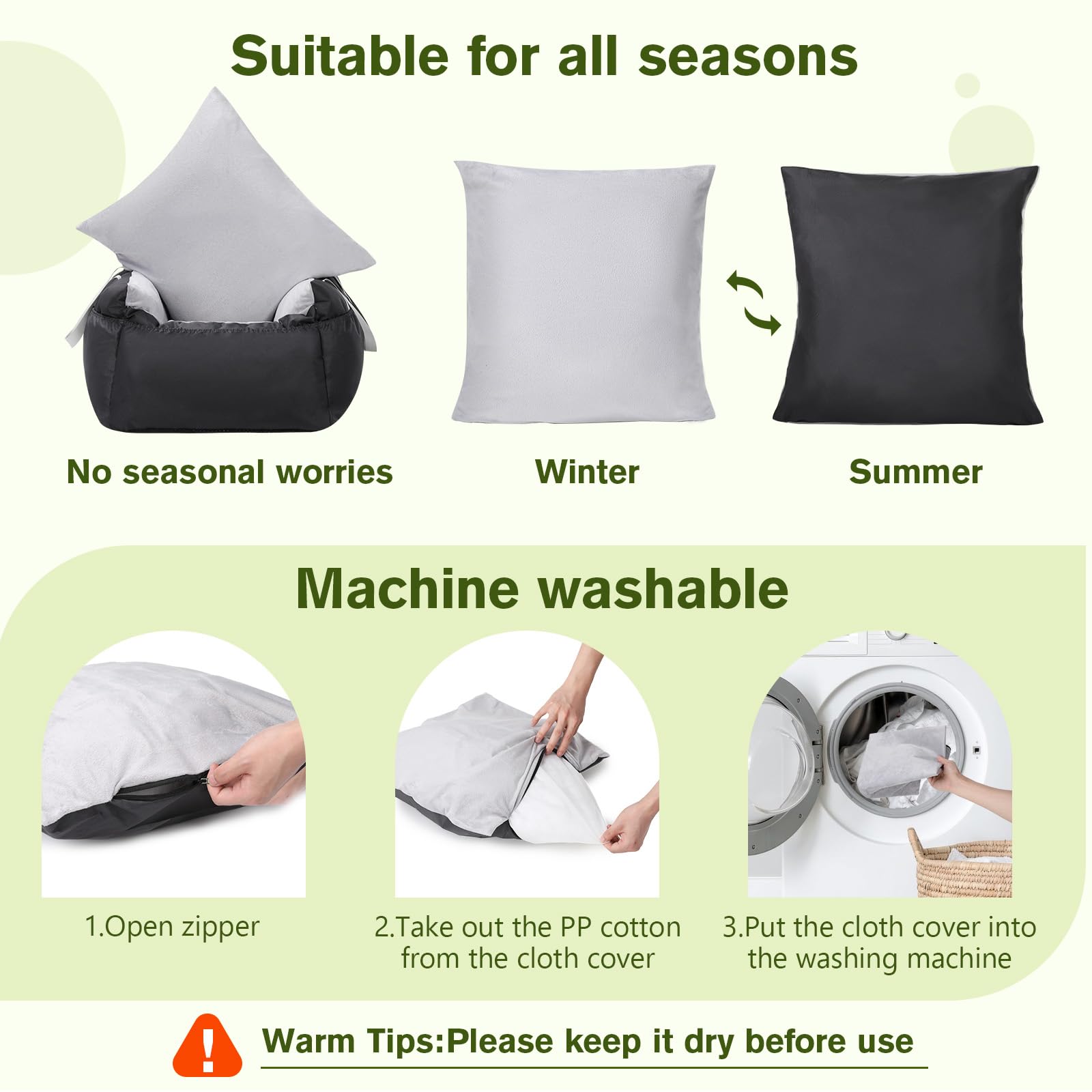 Pecute Washable Dog Car Seat for Small & Medium Dogs - Pet Booster Seat with Clip-On Safety Belt & Detachable Travel Bed - Perfect for Road Trips, Vet Visits & Daily Car Rides (Black)