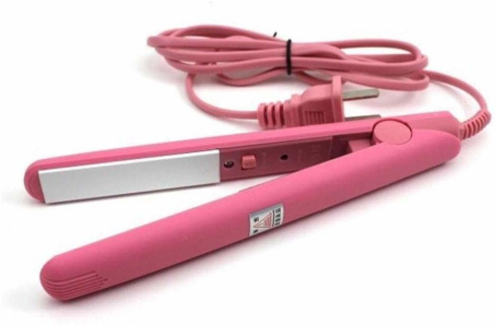 Professional Hair Straightener with Travel Case - Portable Flat Iron for Women, Teens & Stylists (Pink) | Perfect for Home, Salon & Travel Styling