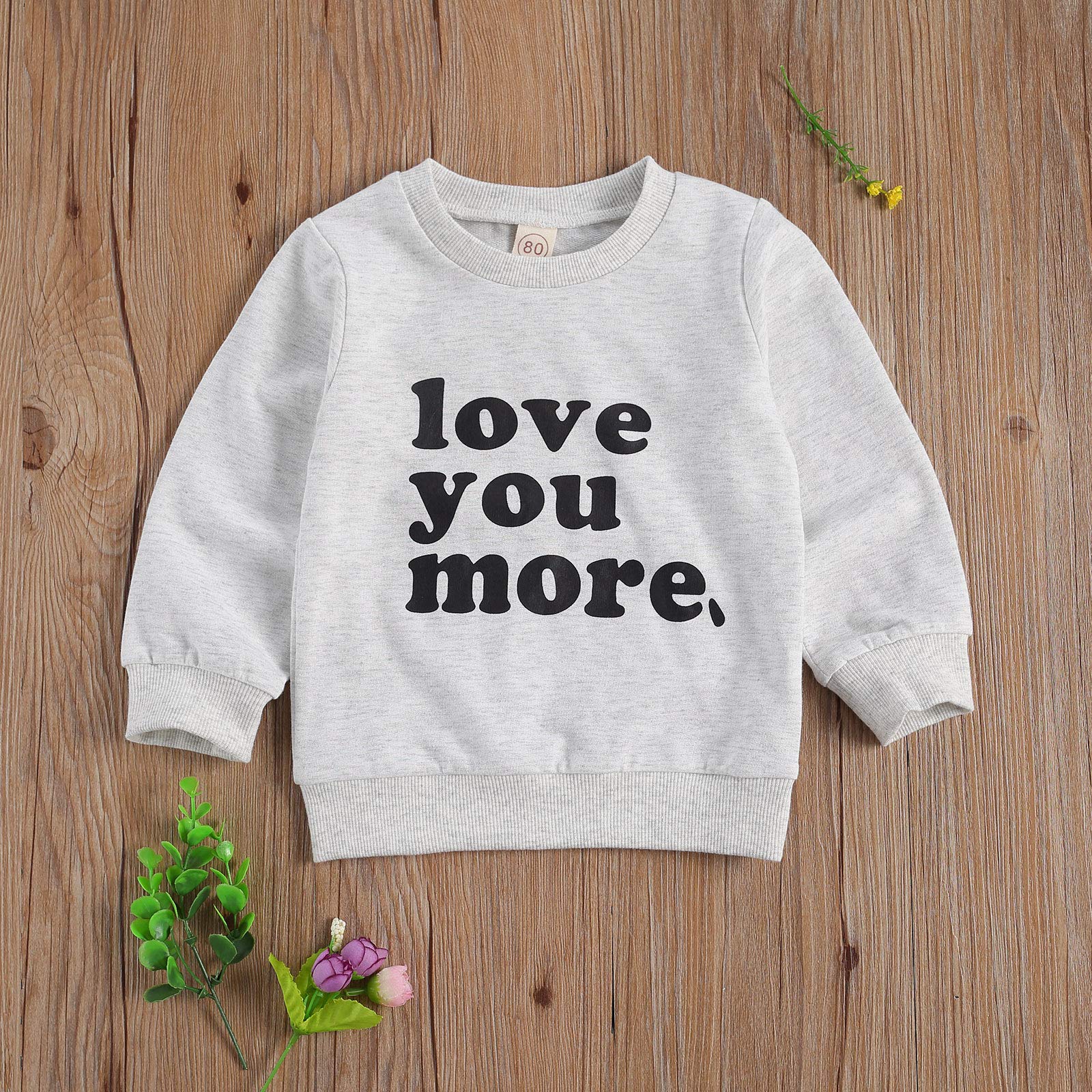 Valentine's Day Baby & Toddler Outfits - Cute Crewneck Sweatshirt & Long Sleeve Sweater for Girls & Boys | Perfect for Family Photos, Holiday Parties & Gift Giving