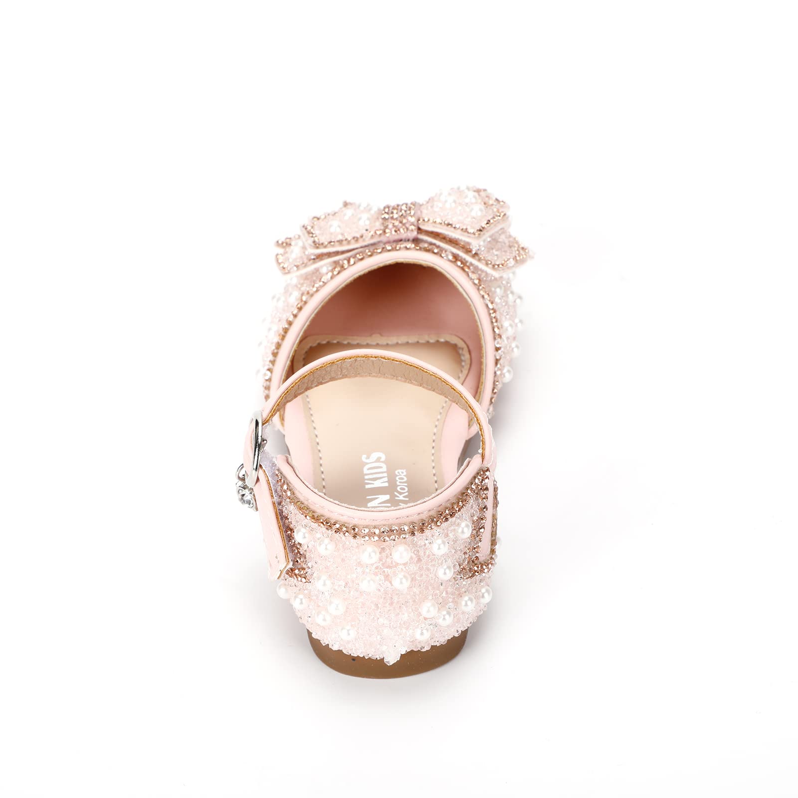 Sparkly Mary Jane Ballet Flats for Girls - Adorable Wedding Sandals & Princess Party Dress Shoes - Perfect for Weddings, Birthday Parties, and Special Occasions