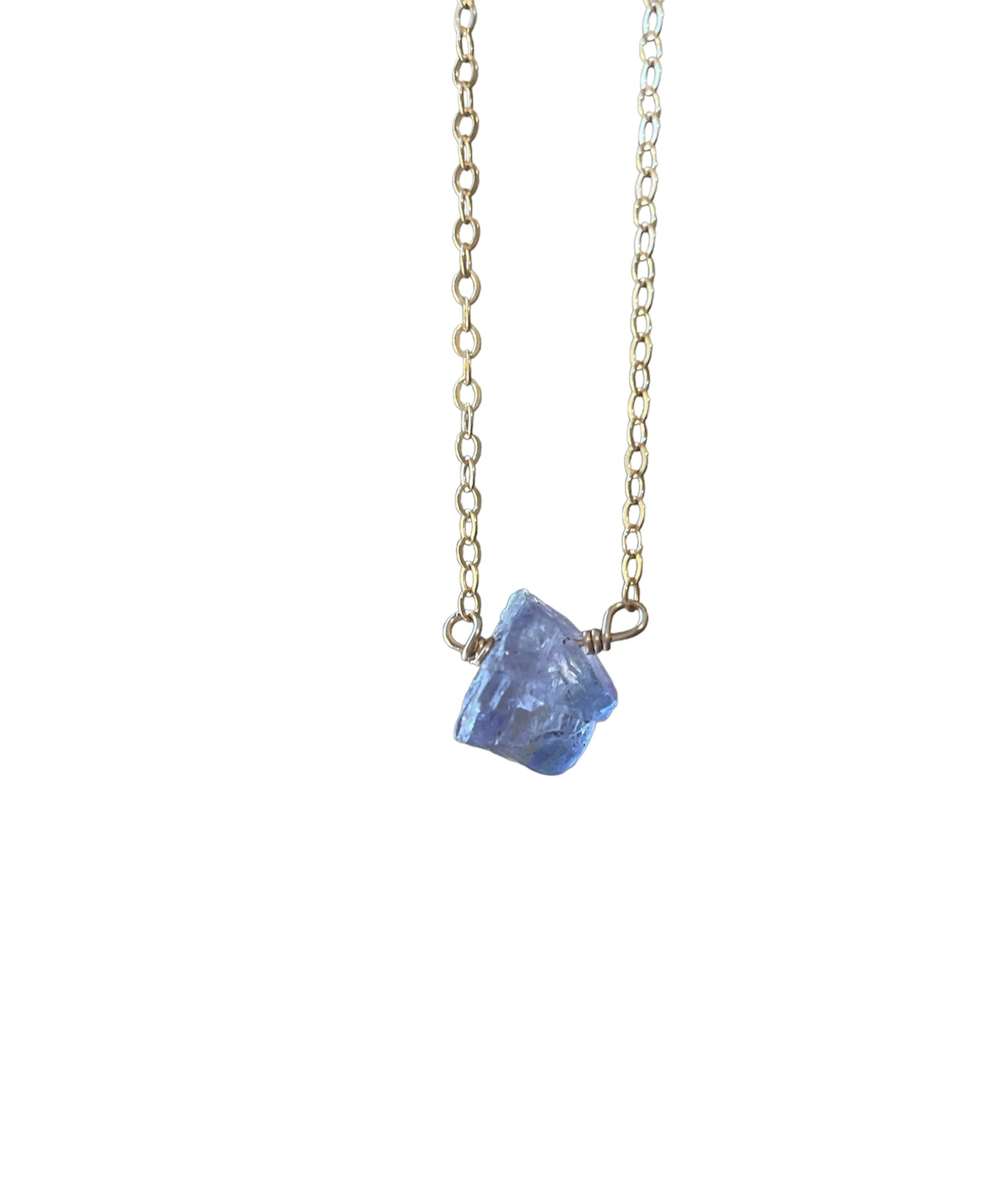 Natural Tanzanite Gold Filled Pendant Necklace - Elegant Jewelry Gift for Women, Perfect for Weddings, Anniversaries & Special Occasions