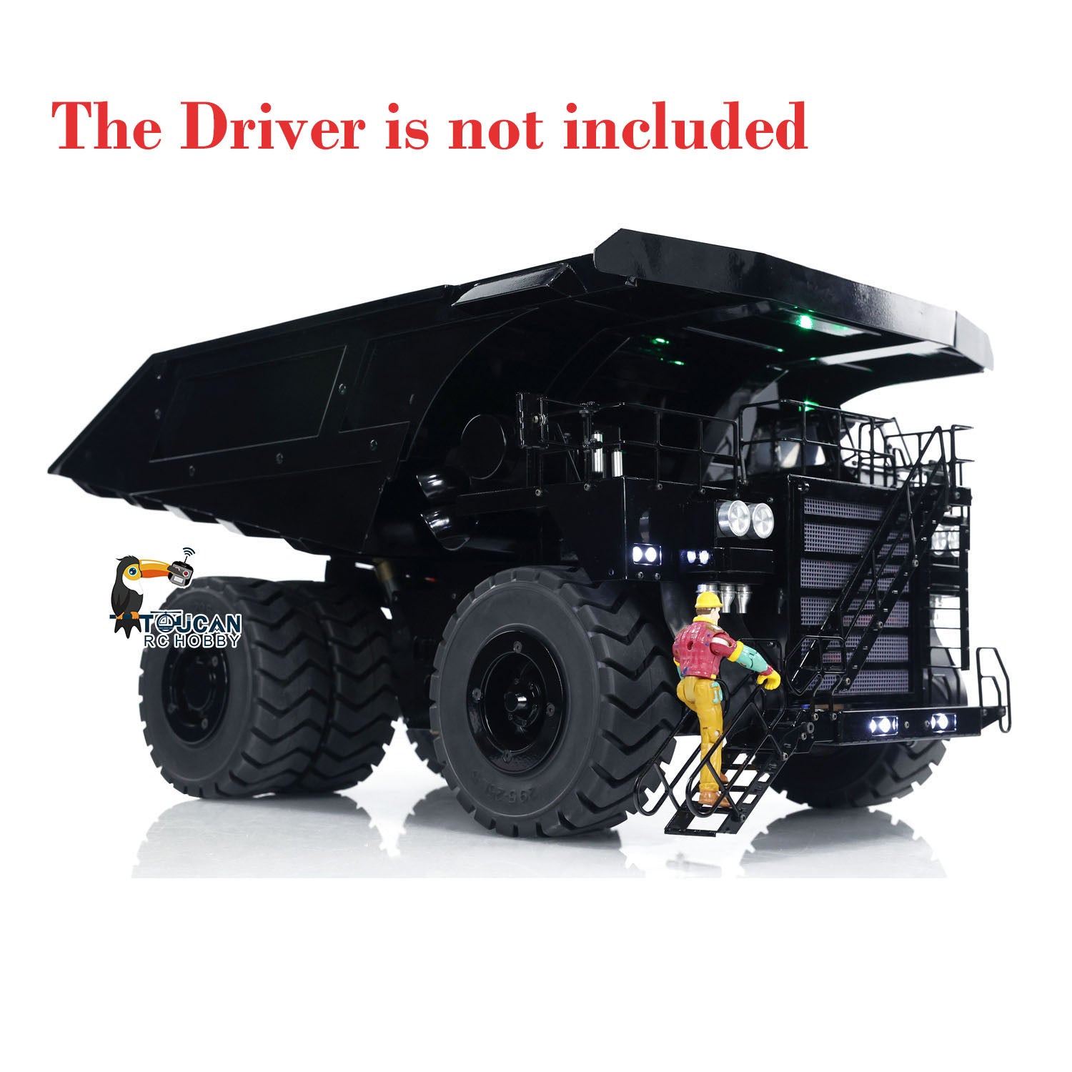 1:20 Scale 793D RC Hydraulic Mining Truck - Metal Remote Control Dump Truck with ESC & Servo Motor, Realistic Construction Vehicle Model for Adults & Kids - Perfect for Construction Site Play, STEM Learning & Hobby Collecting