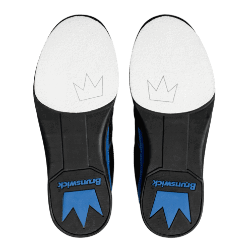Brunswick Men's Vapor Black Royal Bowling Shoes - Lightweight Performance Shoes for Professional & Casual Bowlers - Perfect for League Play & Bowling Tournaments