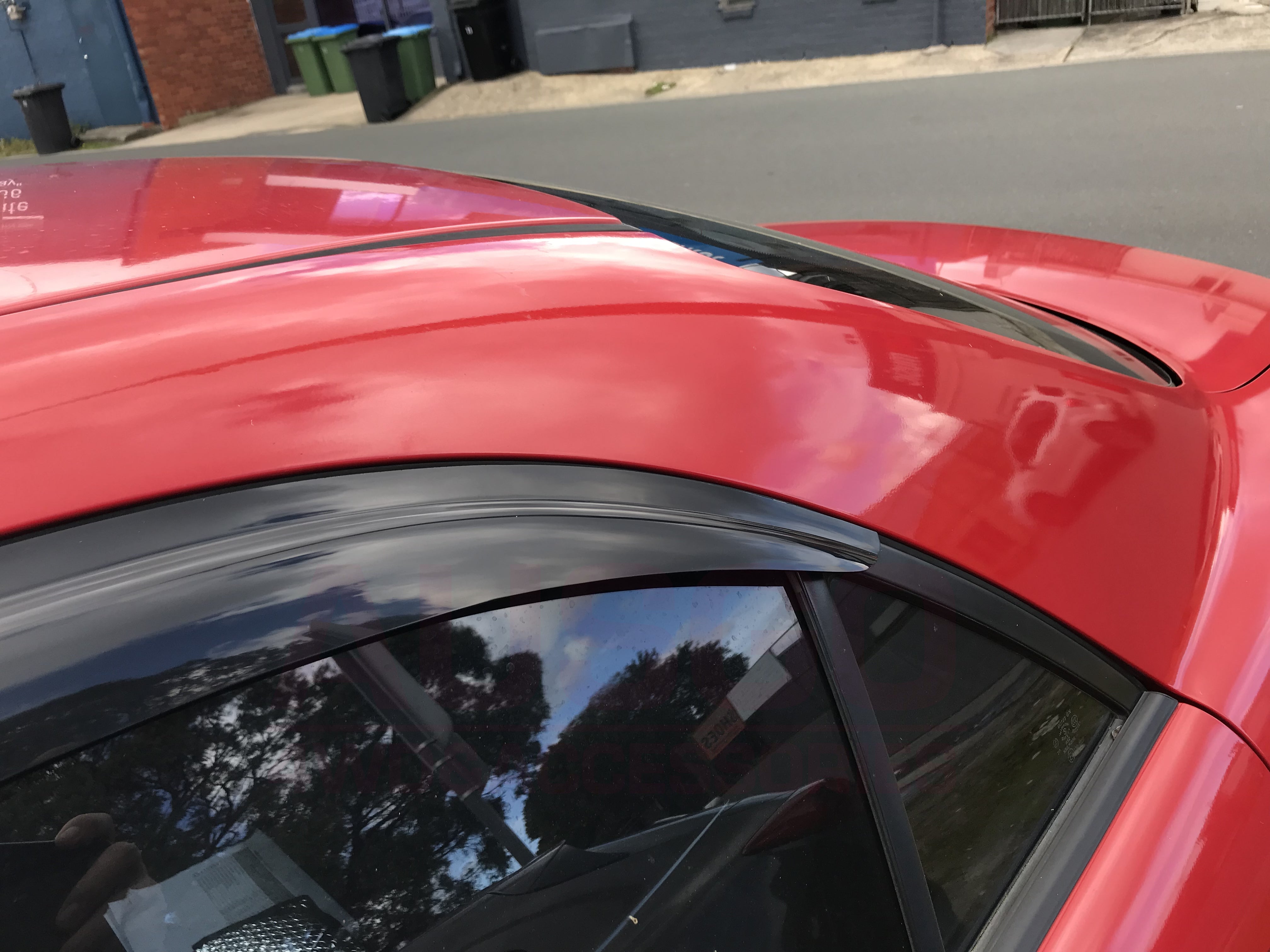 2002-2007 Mazda 6 GG Sedan Car Window Weather Shields - Rain Guards & Wind Deflectors for All-Weather Protection (Perfect for Rainy Days & Highway Driving)