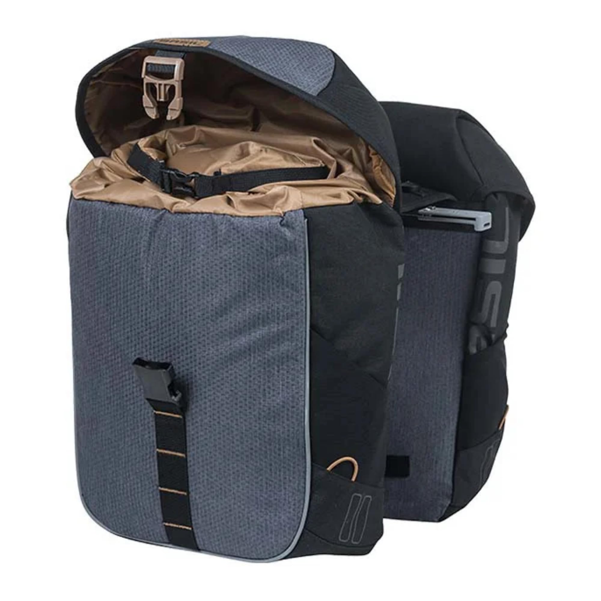 Miles Double Bag MIK 32 Litre Backpack - Waterproof Hiking & Travel Backpack for Outdoor Adventures, Gym & Daily Commute - Black Slate (17760)