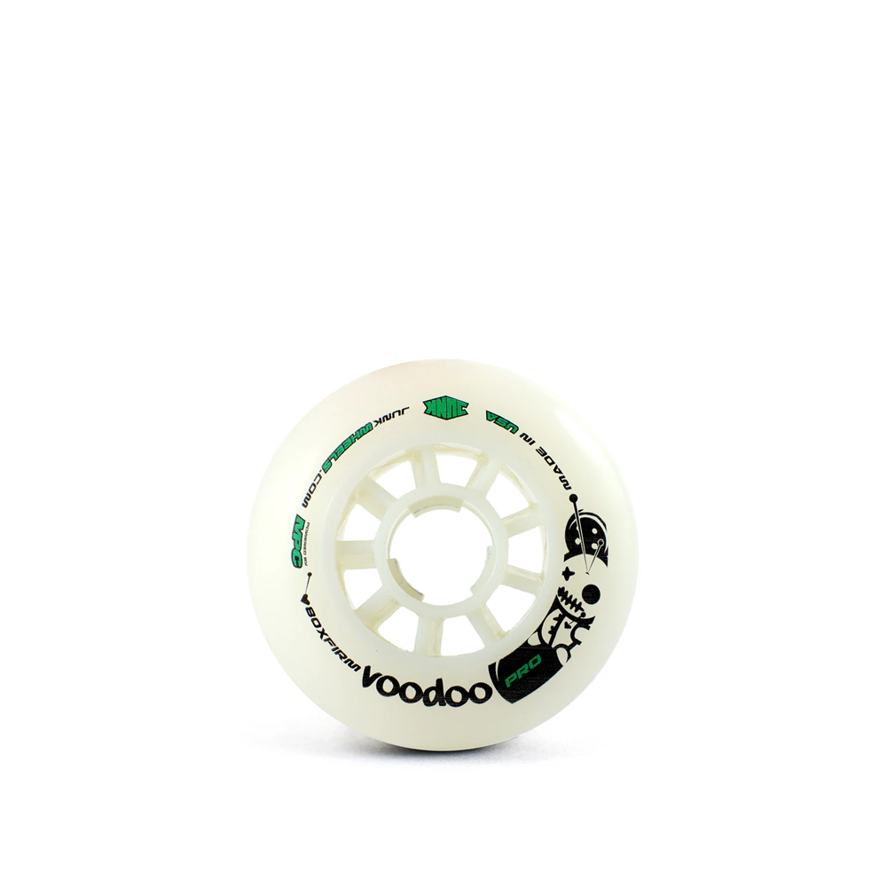Junk Voodoo Pro XF 80mm Skateboard Wheels - Single Wheel for Smooth Riding & Tricks - Perfect for Street Skating, Park Riding & Longboard Cruising