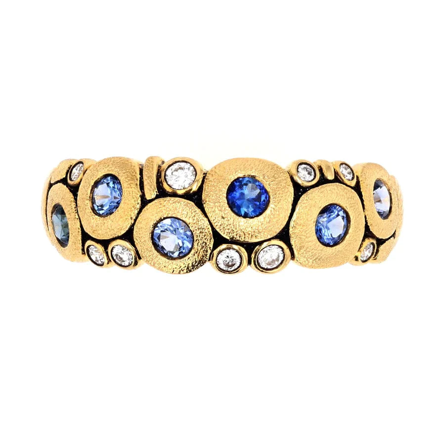 Alex Sepkus Candy Ring R 122S - Elegant 18K Gold Plated Statement Ring for Women, Perfect for Parties, Weddings & Special Occasions