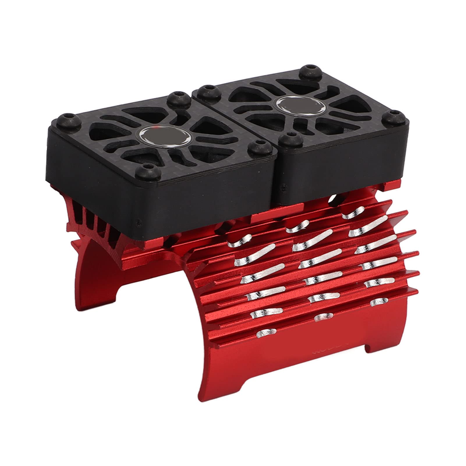 Jopwkuin 40-42mm Dual Fan Motor Heatsink - High Performance Brushless Cooling Fan for 1/8 RC Cars - Easy Installation & Efficient Heat Dissipation - Perfect for Racing, Off-Road & Hobby RC Vehicles