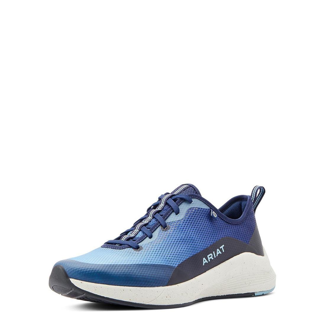 ShiftRunner Soft Toe Shoe Blue Waves