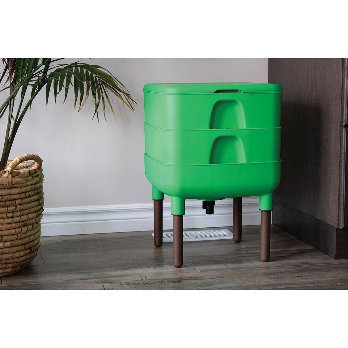 FCMP Essential Living Composter - Outdoor Indoor Kitchen Compost Bin for Organic Waste, Eco-Friendly Composting Solution for Garden, Home & Sustainable Lifestyle
