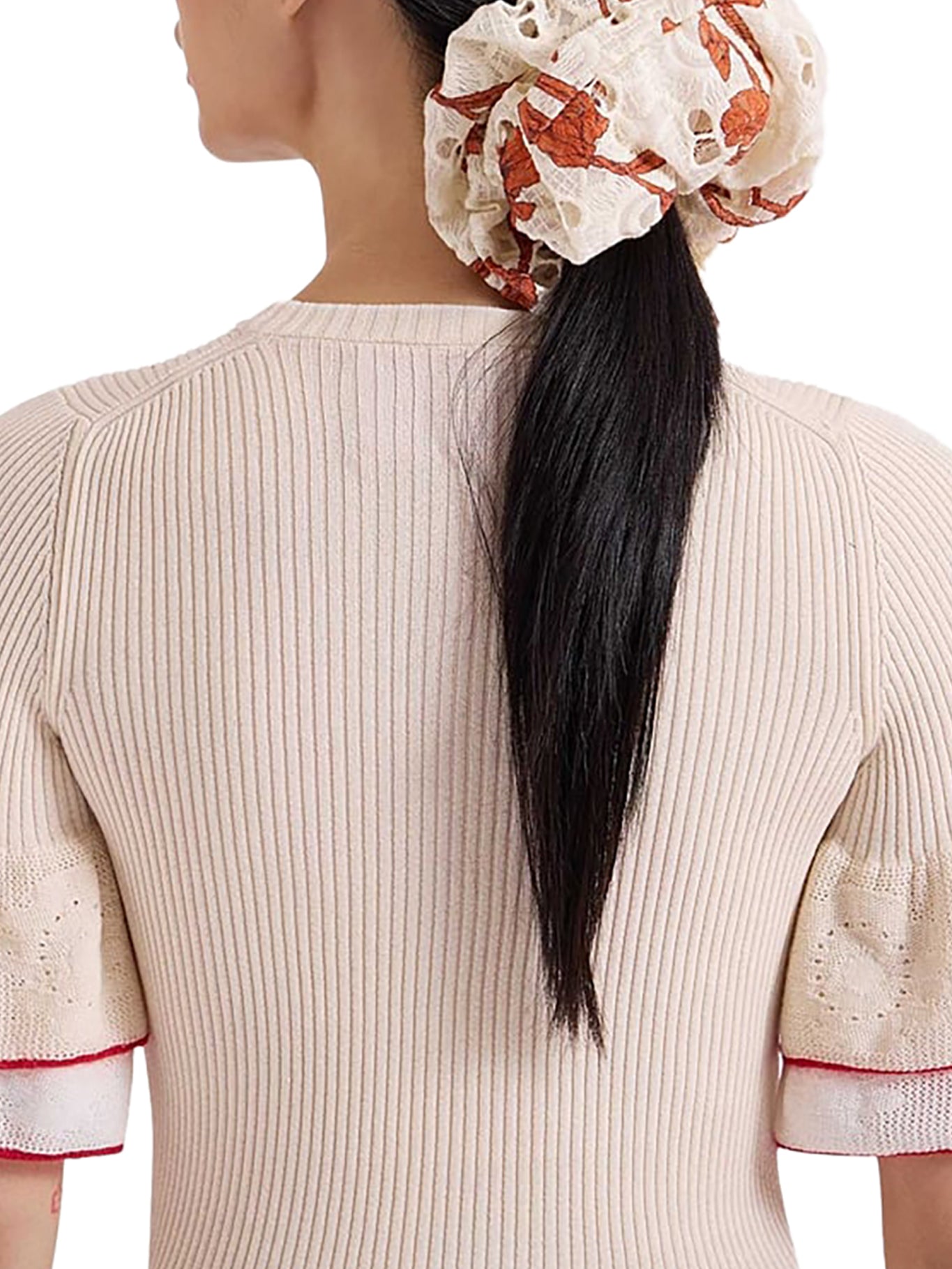 Soft Cotton Scrunchies for Women - 6 Pack Hair Ties, Gentle on Hair, No Slip, No Crease - Perfect for Workouts, Yoga, and Everyday Styling