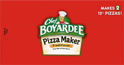 Chef Boyardee Cheese Pizza Maker Kit - 31.85 oz | Easy Homemade Pizza Maker for Kids & Family | Perfect for Birthday Parties, Sleepovers & Family Cooking Nights