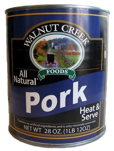 AmishTastes Walnut Creek Canned Meats Variety Pack - 112 Oz (Beef, Chicken, Pork, Turkey) | Long Shelf Life, Emergency Food Supply, Camping & Survival Essentials