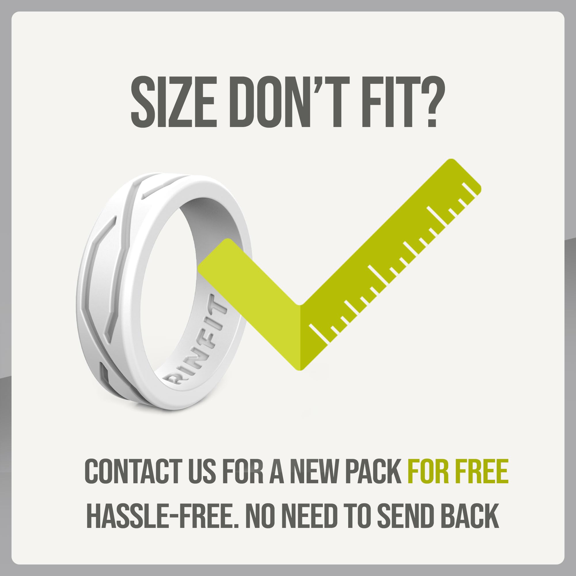 Rinfit 9mm Silicone Wedding Rings for Men - Durable & Comfortable for Gym & Outdoor
