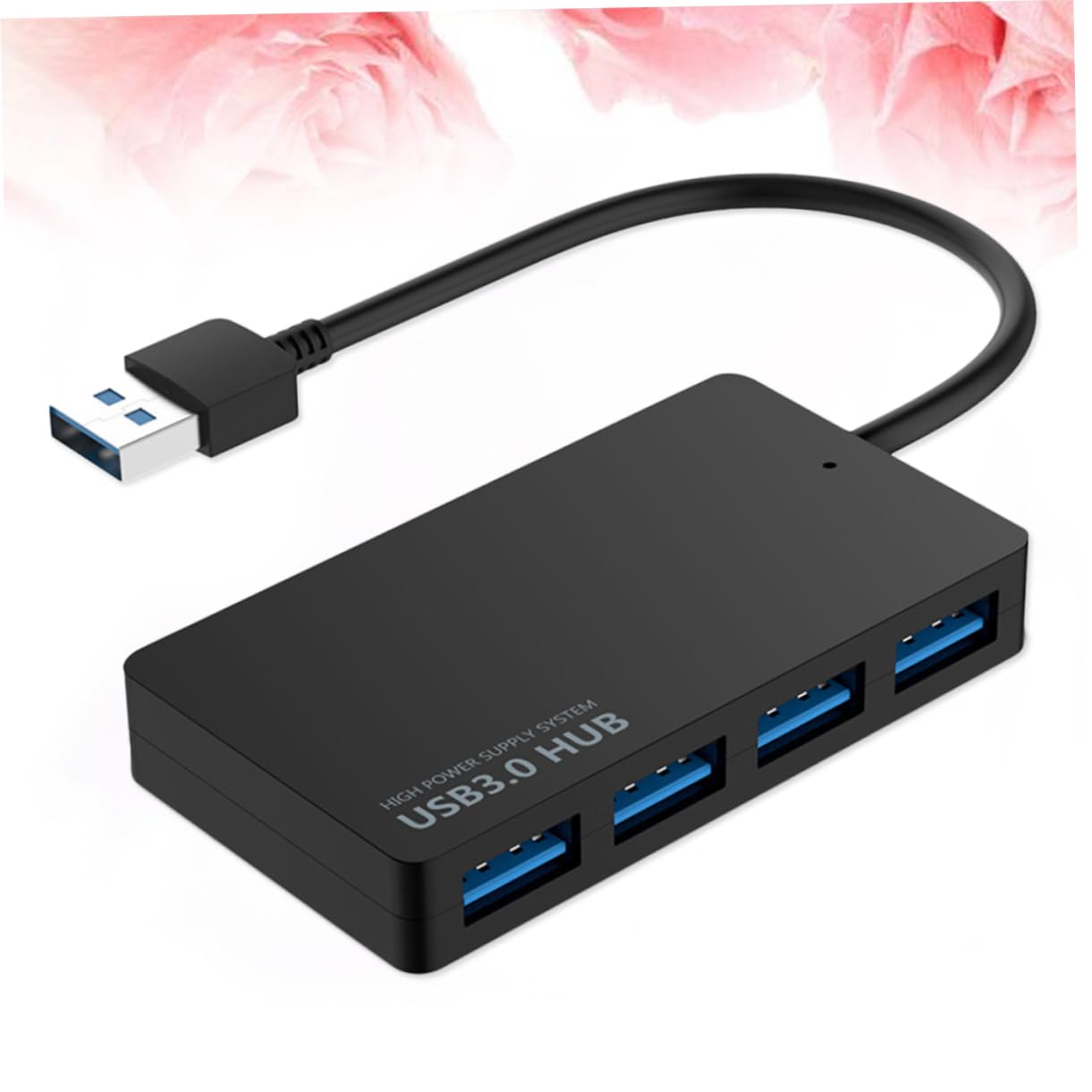 CAXUSD 7-in-1 USB C Hub with 4K HDMI, 3 USB 3.0 Ports, SD/TF Card Reader - Portable USB Splitter for MacBook Pro/Air, Dell, HP, Lenovo Laptops - Ideal for Home Office, Travel & Multi-Device Connectivity