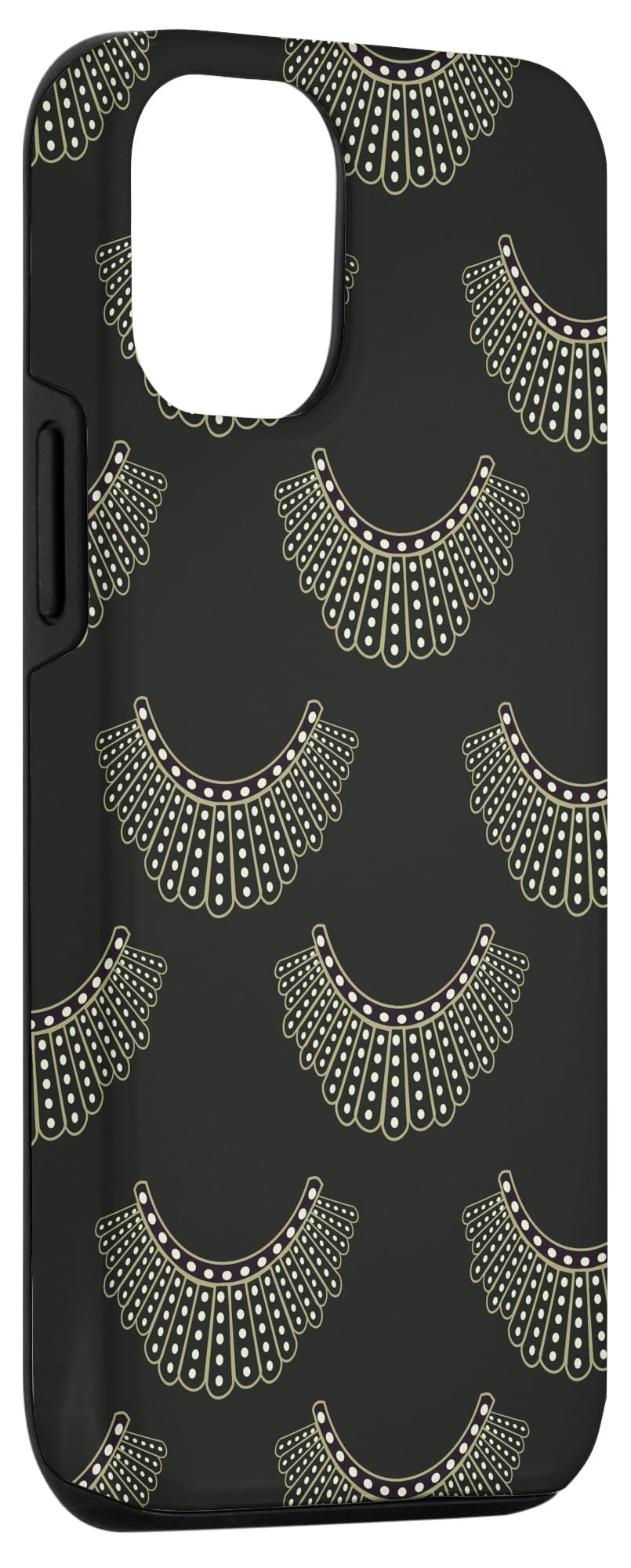 iPhone 12/12 Pro Case with RBG Ruth Bader Ginsburg Collar Design - Durable Protective Cover for Work, School & Everyday Use