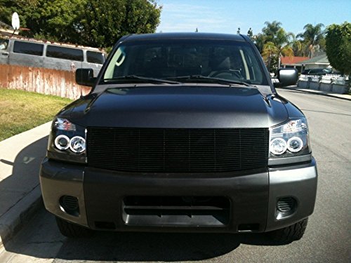 CCFL Halo Headlights for 2004-2015 Nissan Titan - Black/Clear Lens - Upgrade Your Truck's Style & Night Visibility