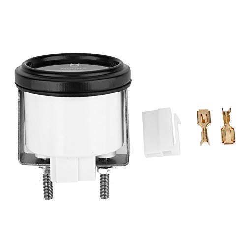 High Accuracy Universal Mechanical Hour Meter Gauge - Sealed Quartz Timer Counter for Boat, Auto, Snowmobile (DC6-80V) | Durable Industrial Control Components for Marine, Automotive & Powersport Applications