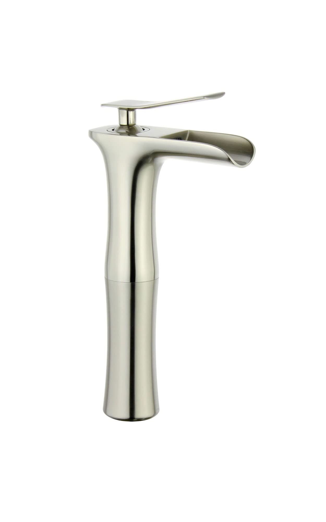 Legion Furniture UPC Faucet with Drain - Brushed Nickel/Brass Finish - Modern Bathroom Sink Faucet for Vanity, Powder Room & Guest Bathroom
