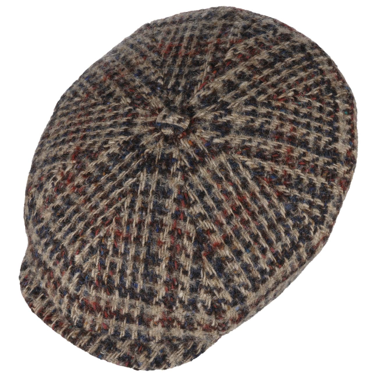 Stetson Hatteras Hoback Virgin Wool Newsboy Cap - Classic Wool Flat Cap for Men, Winter & Fall Fashion, Outdoor & Casual Wear