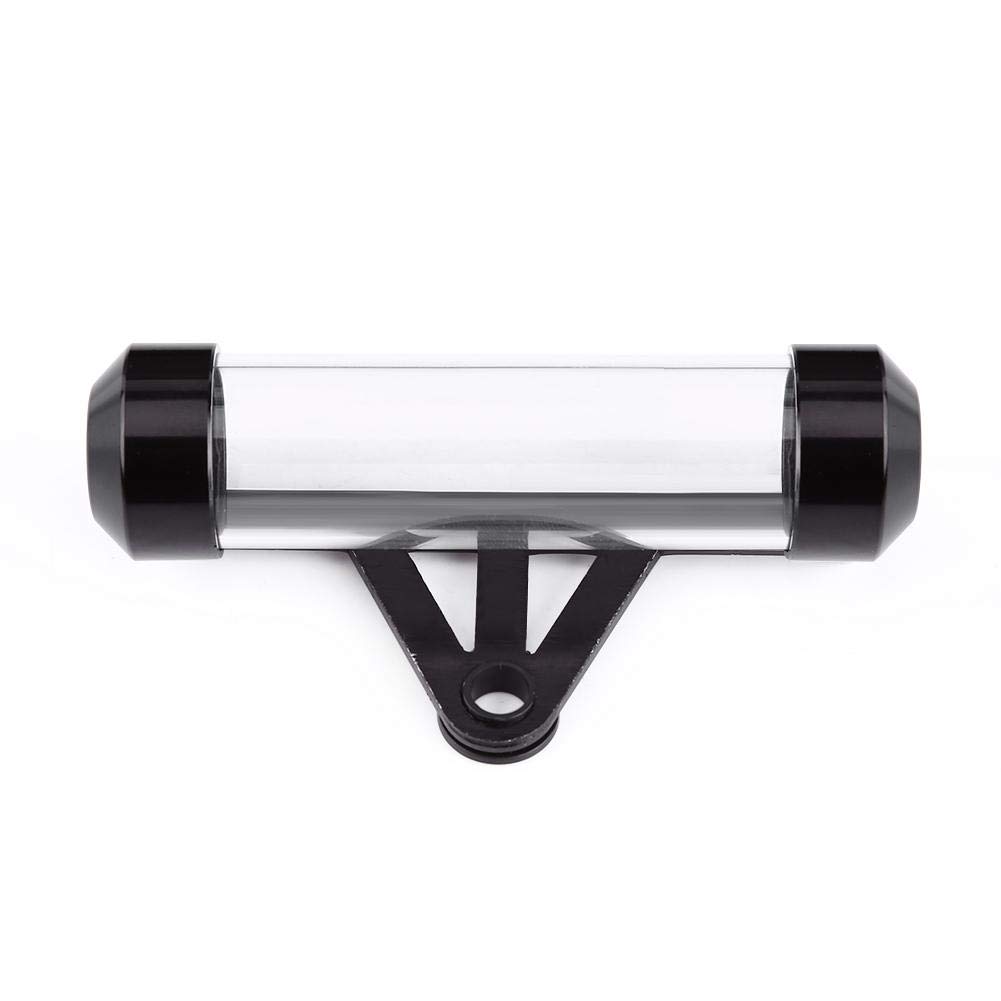 Universal Motorcycle Tax Receipt & License Plate Tube Holder - Waterproof Black Cylindrical Tax Disc Holder for Motorbike, Scooter & Trailer Registration - Secure Storage for Road Documents & Parking Permits