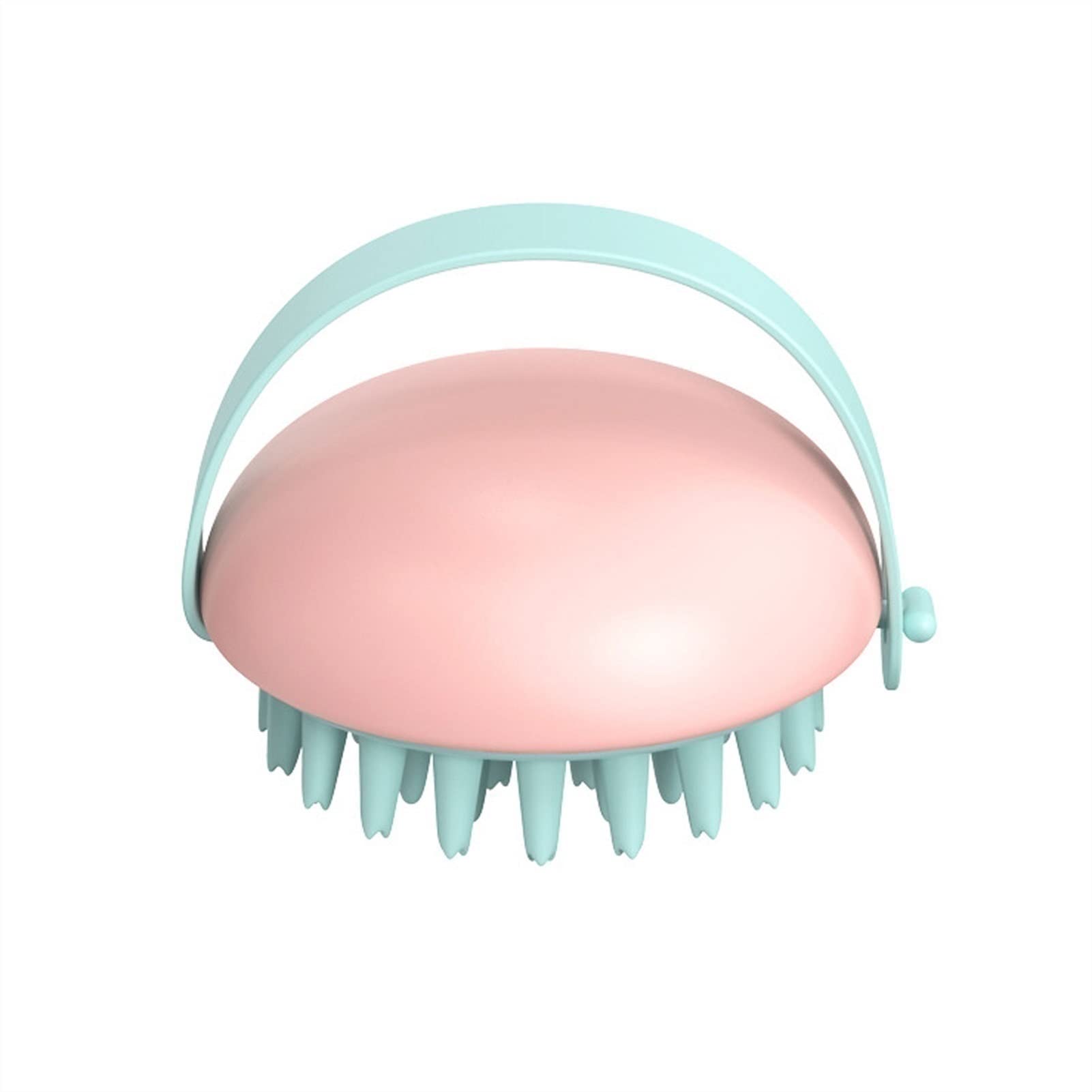 LWH Shampoo Brush - Soft Silicone Scalp Massager for Wet & Dry Hair Care - Scalp Care Hair Brush for Men, Women, Kids & Pets - Head Relaxation & Hair Growth Stimulation - Perfect for Shower, Bath & Home Spa (Pink)