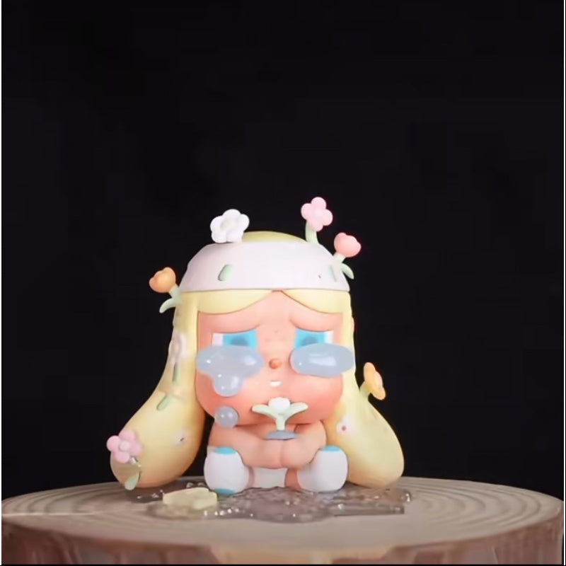Pop Mart Crybaby Hand in Hand Series - Falling for the Bloom Collectible Figure | Cute Anime-Style Blind Box Toy for Display, Gifts & Kawaii Home Decor