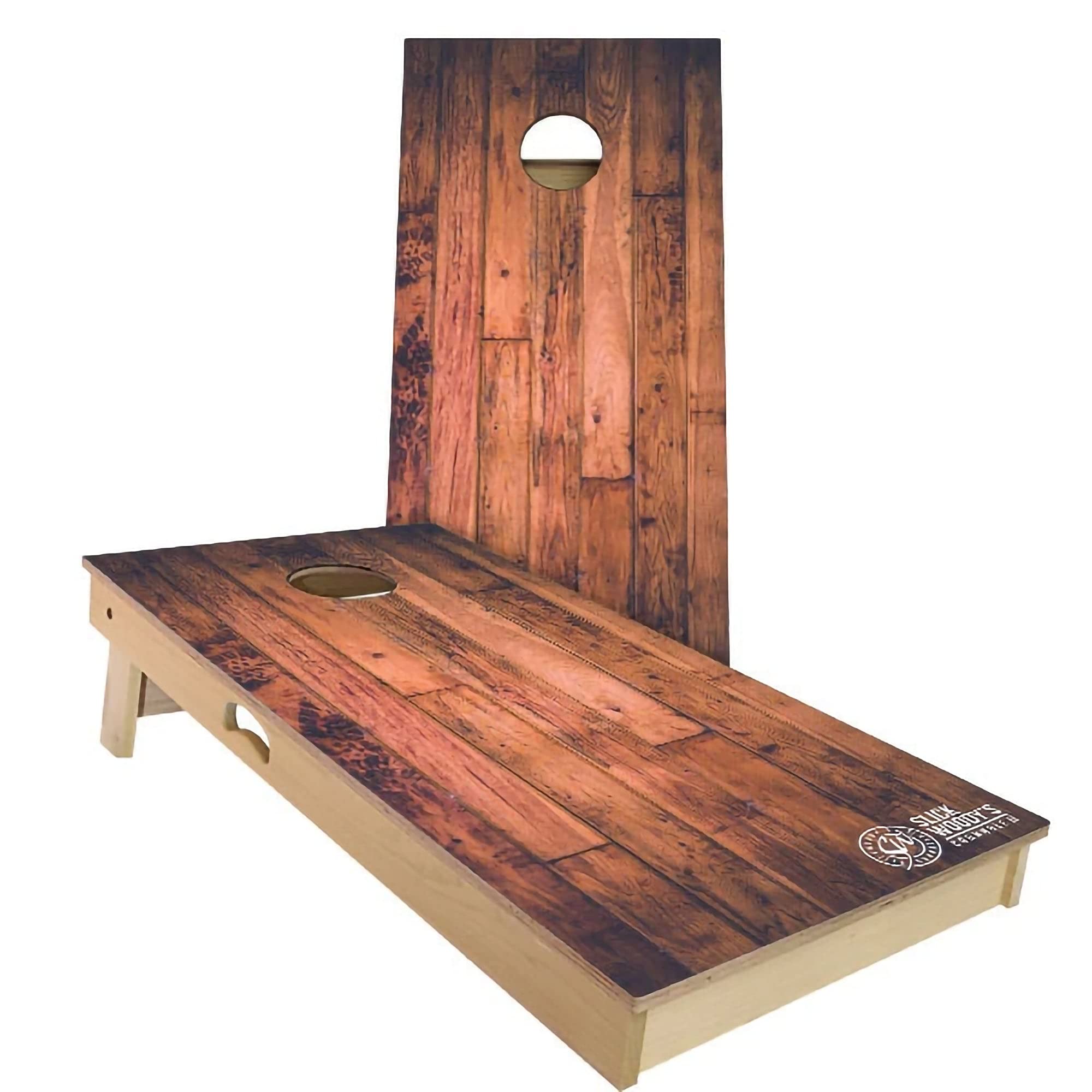 Skip's Garage Sami Jarrah Cornhole Board Set - Regulation Size Outdoor Bean Bag Toss Game with 2 Boards & 8 Bags - Perfect for Backyard Parties, Tailgating, and Family Gatherings