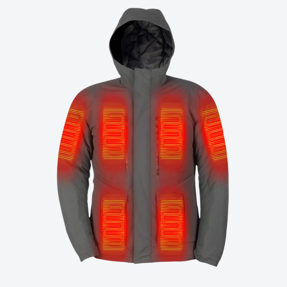 Pinnacle Men's Winter Parka Jacket - Waterproof Windproof Insulated Coat for Cold Weather - Perfect for Skiing, Hiking & Outdoor Activities