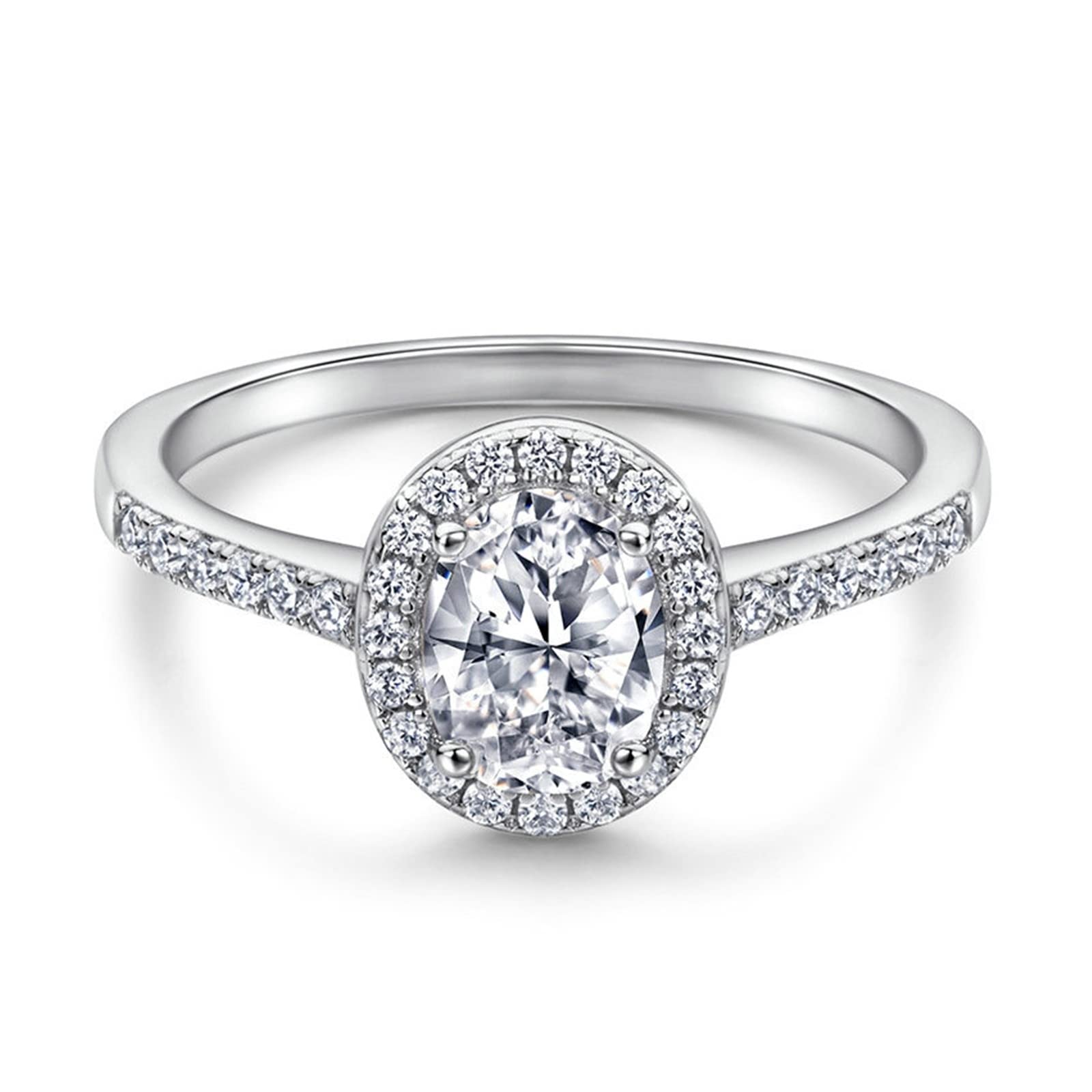 Hoisy Wedding Rings for Women & Couples - Elegant Corolla Engagement & Wedding Bands - Perfect for Proposals, Anniversaries & Romantic Occasions