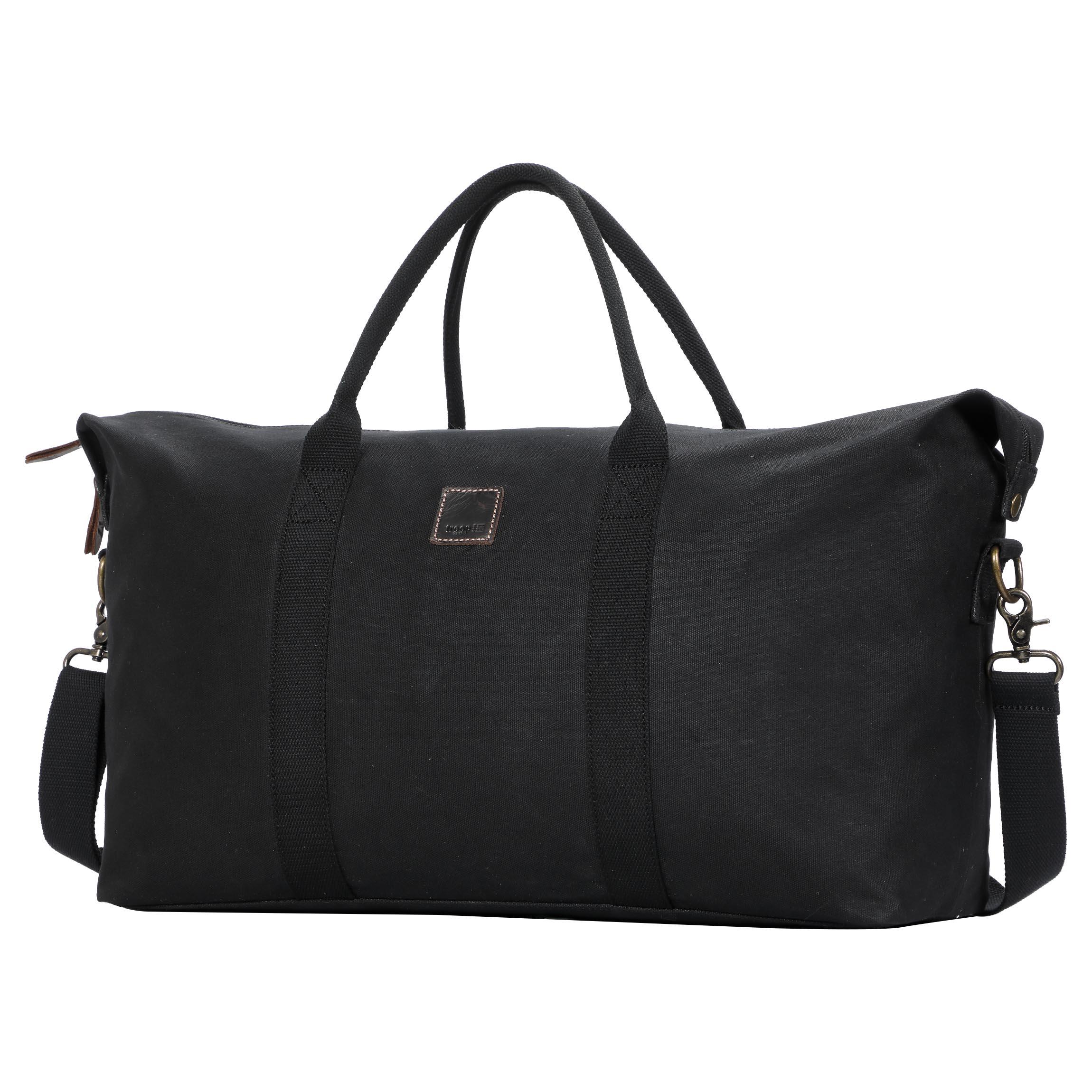 TRP0546 Troop London Heritage Canvas Holdall - Large Durable Travel Duffel Bag for Men & Women, Gym, Weekend Getaways & Outdoor Adventures