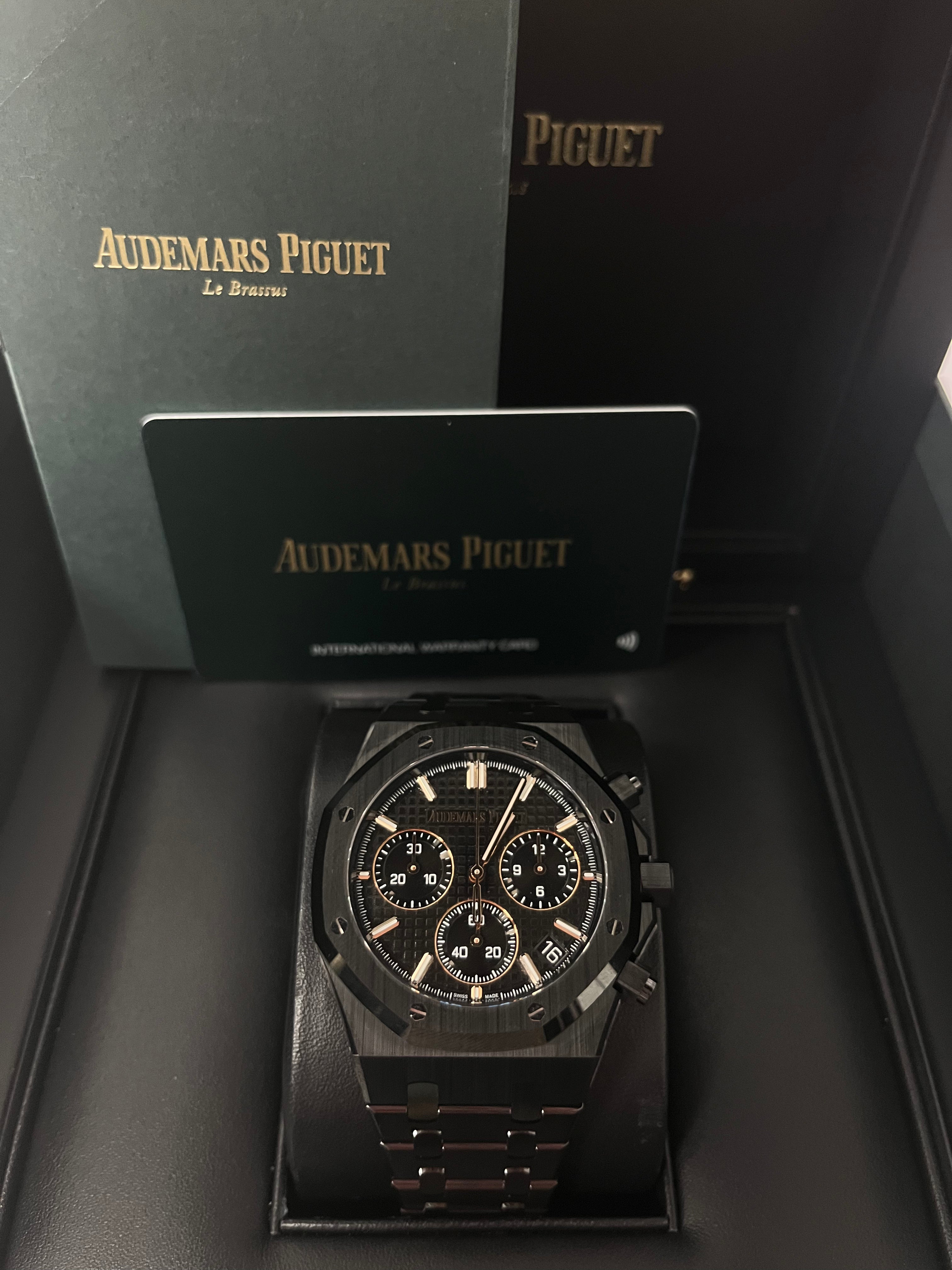 Audemars Piguet Royal Oak Chronograph 41mm Ceramic Watch 26240CE.OO.1225CE.02 - Luxury Men's Sports Watch for Business & Formal Occasions