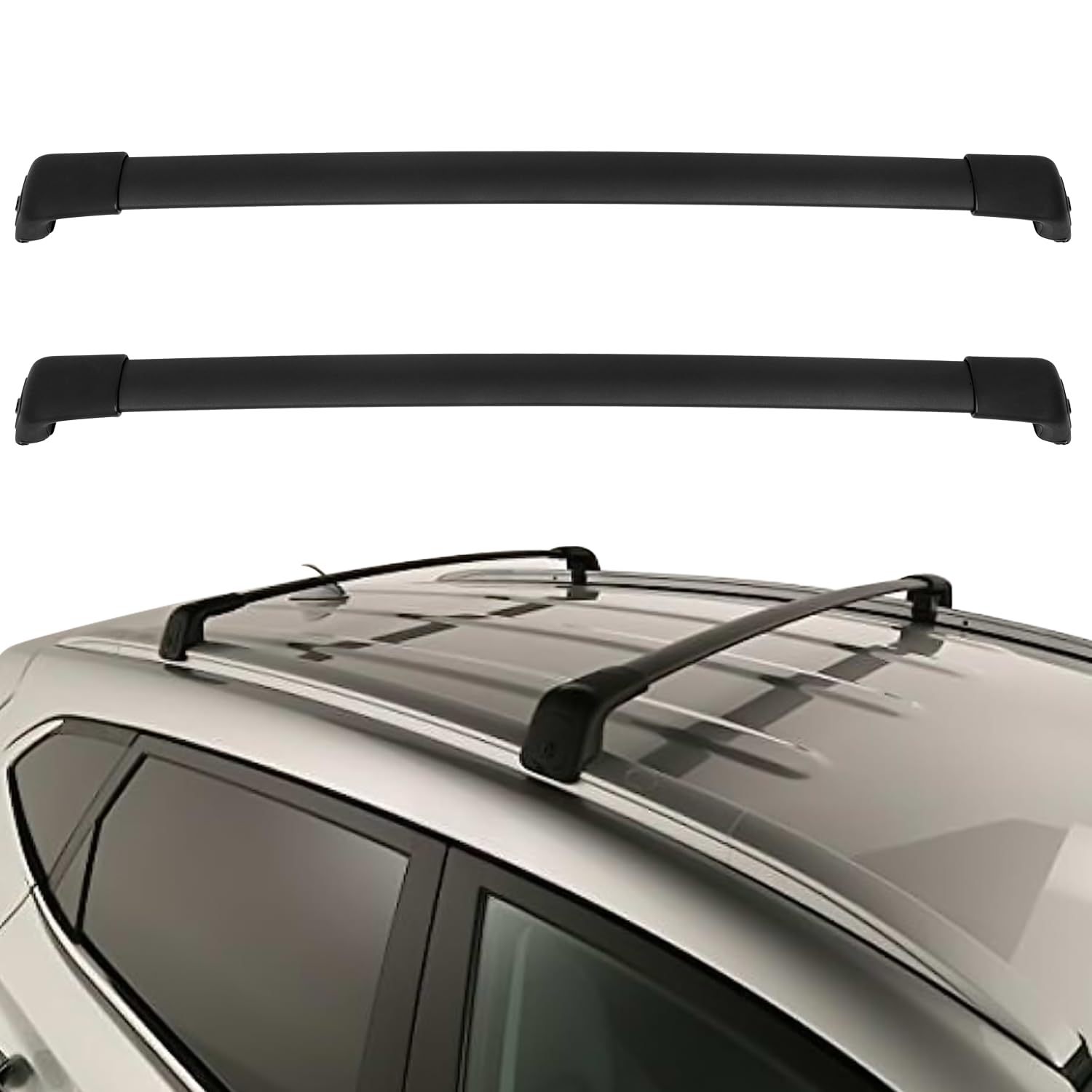 OCPTY Roof Rack Cross Bars for Hyundai Tucson 2016-2021 - Heavy Duty Luggage Racks & Rooftop Cargo Carrier | Perfect for Kayak, Canoe, Bike, Snowboard & Ski Transport | SUV Accessories for Outdoor Adventures & Road Trips
