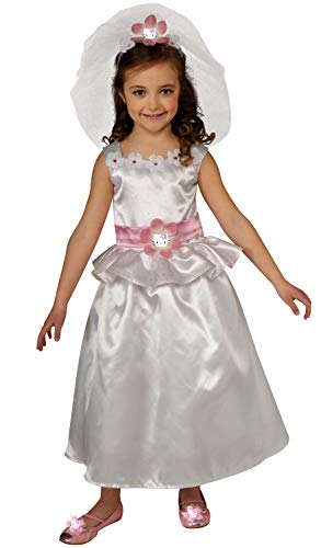 Hello Kitty Bride Costume for Girls - Kids Dress Up Play & Halloween Costume - Perfect for Birthday Parties, Cosplay, and Themed Events