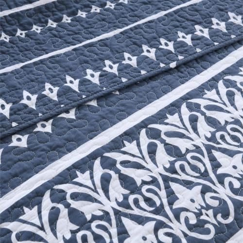 Navy Blue White