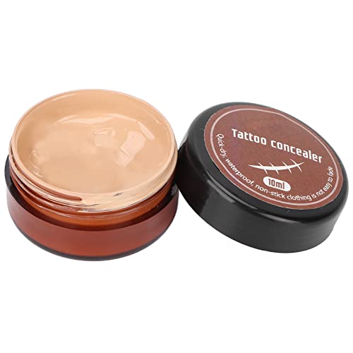 Waterproof Tattoo Concealer Makeup - Long Lasting Tattoo Cover Cream for Men & Women (10ml) | Perfect for Job Interviews, Weddings & Professional Events
