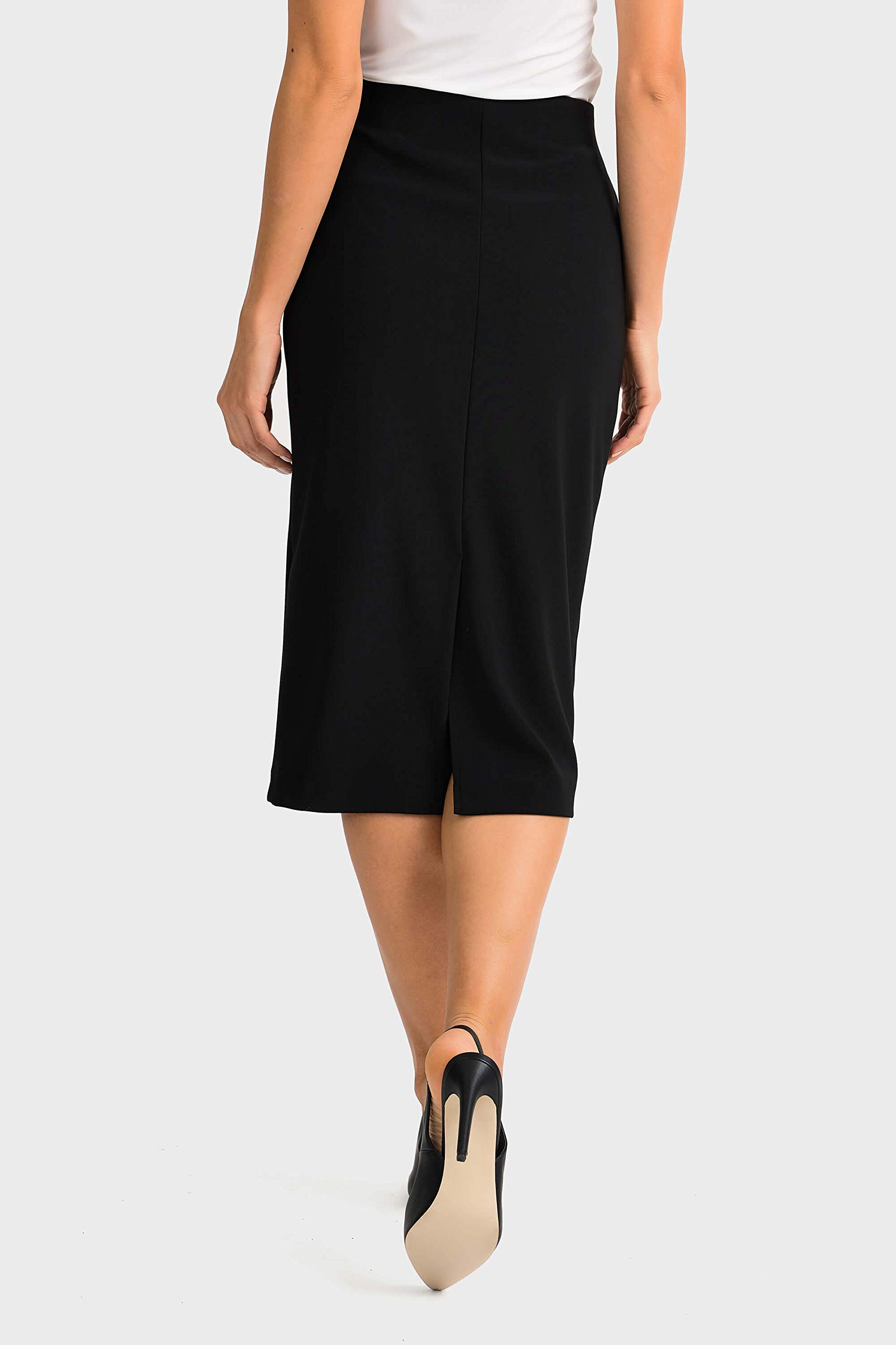 Women's Below-The-Knee Pencil Skirt - Slim Fit Stretch Office Skirt Style 163083J - Perfect for Work, Business Meetings & Formal Events
