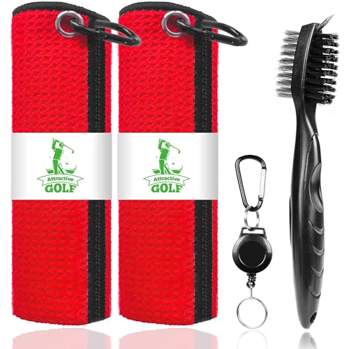 2 Red Towel+black Brush