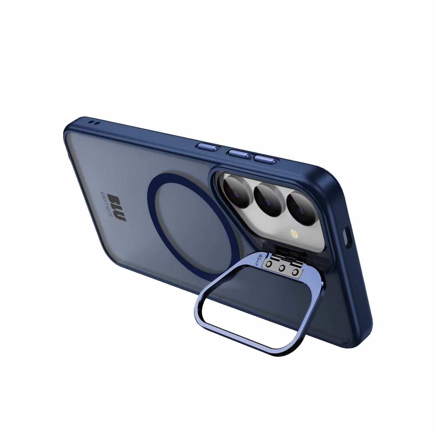 Samsung Galaxy S25+ Case - MagSafe Compatible, Navy Blue with Chromatic Kick Design - Perfect for Work, Travel & Everyday Protection