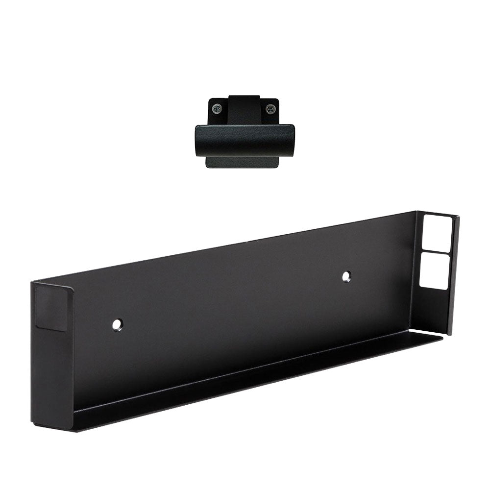 HIDEit Wall Mount Bracket for PlayStation 4 (PS4) - Black Controller Bundle | Space-Saving Gaming Accessory for Organized Game Room Setup