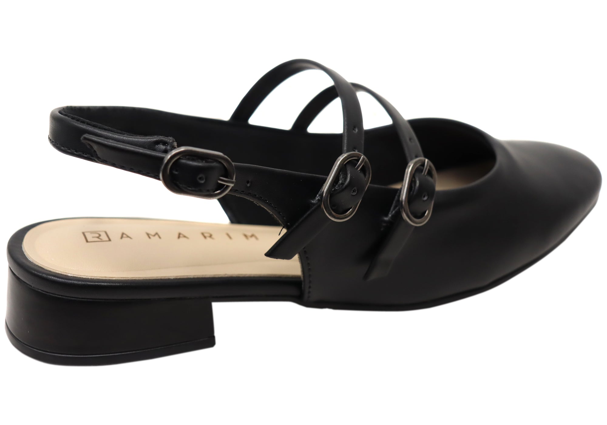 Ramarim Audrey Women's Comfortable Brazilian Low Heel Shoes - Stylish & Supportive for Work, Date Night & Everyday Wear