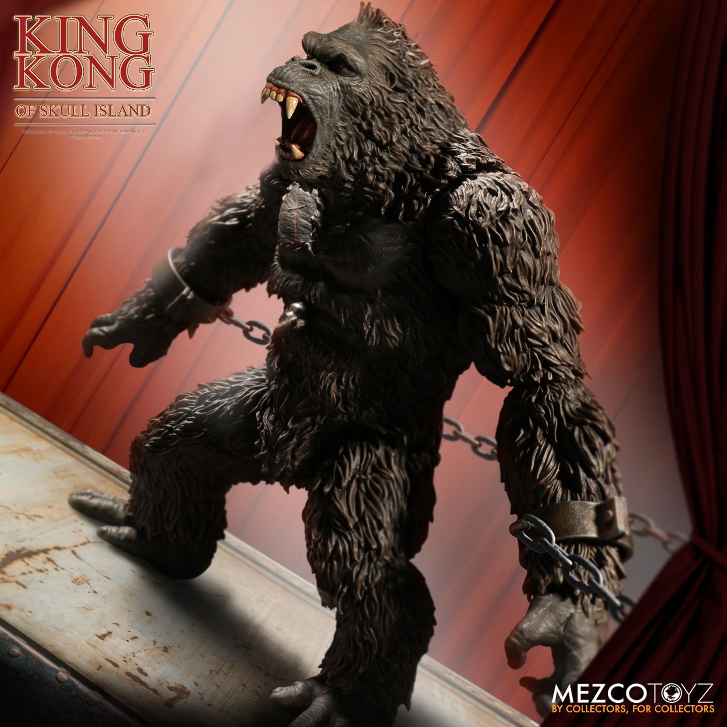 Mezco Toyz King Kong of Skull Island 7-Inch Action Figure - Collectible Movie Monster Toy for Display & Play | Perfect for Fans, Collectors & Home Decor