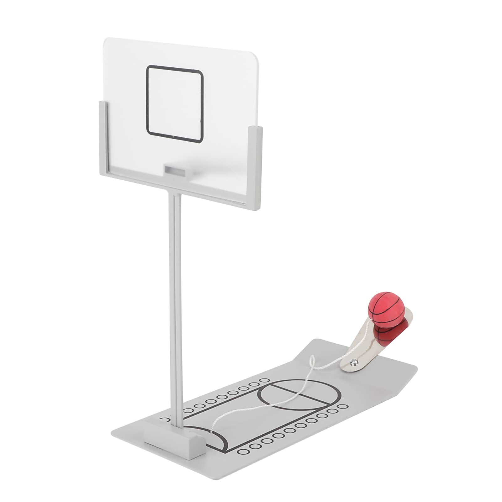 FIYO Mini Desktop Basketball Game - Fun Stress Relief Toy for Office & Home, Creative Mini Basketball Shooting Machine for Kids & Adults, Perfect Desk Decor & Leisure Activity Gift