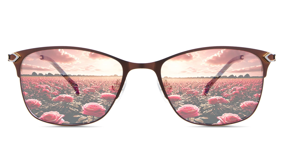 Kira Women's Prescription Tinted Glasses - Stylish & UV Protection for Driving, Reading & Outdoor Activities
